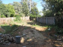 Before - back garden