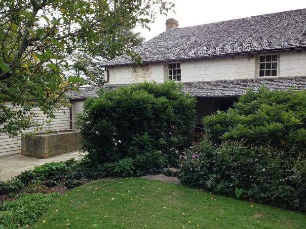 The cistern is carved from a single piece of stone