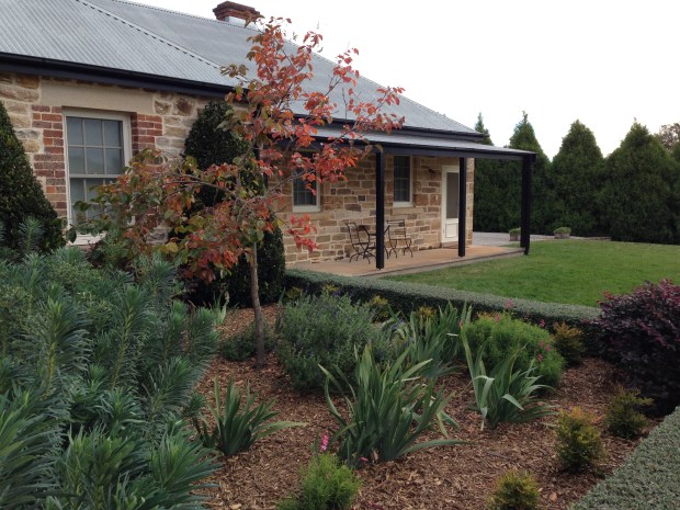 The foliage colours work so well with the stonework