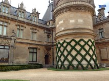 Ivy wall decoration at Waddesdon Manor