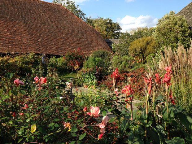 Strong, full planting in the Sunken Garden