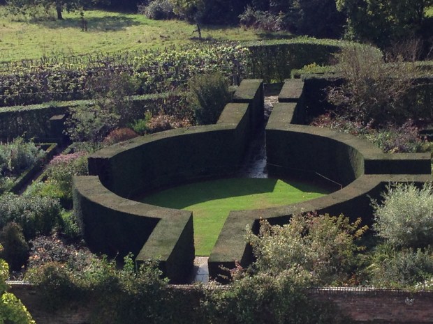 Central hedging in the Rose Garden at Sissinghurst