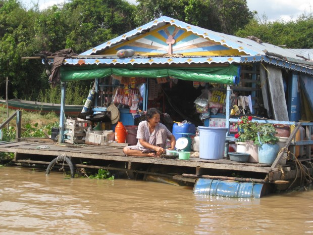 Floating Village near Siem Reap in Cambodia