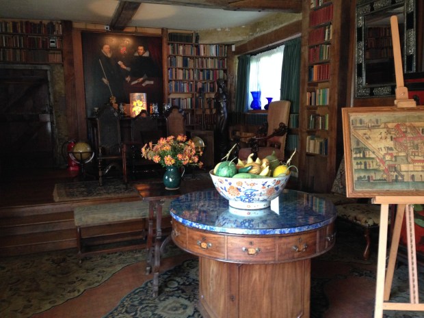 The Library at Sissinghurst Castle. Over 11,000 books are currently held at the house