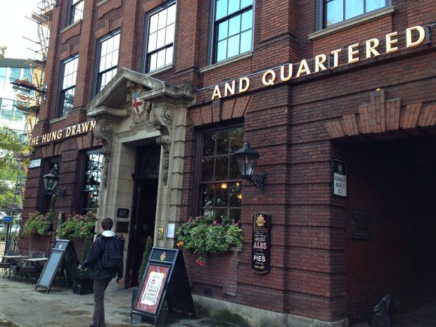 Window Boxes at Traditional London Pub