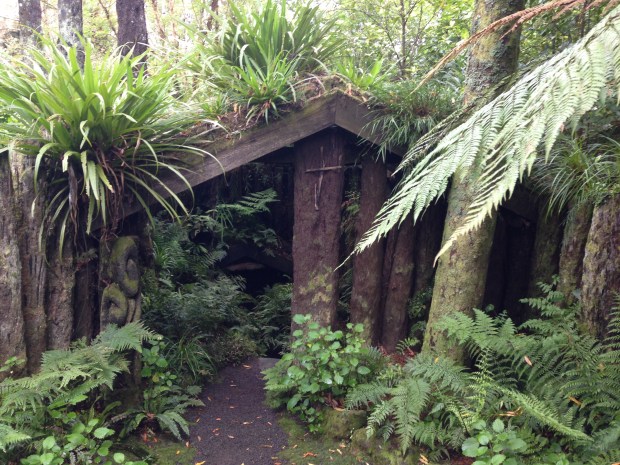 Entrance to the underground glow worm tunnel at Te Kainga Marire