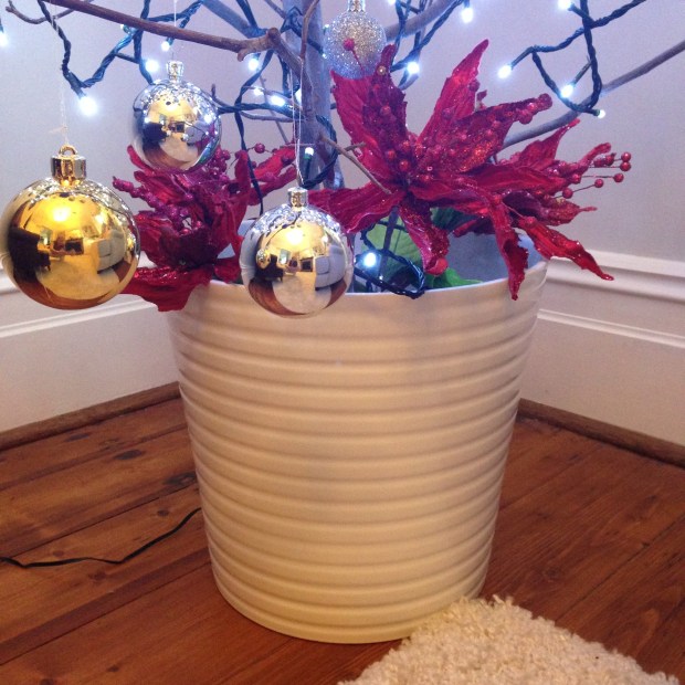 Ikea pot for Christmas tree