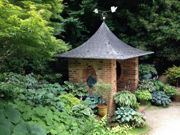 Peony pavilion at Cloudehill. Janna Schreier