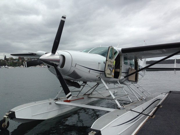 Cessna 208 Caravan Seaplane at Rosebay, Sydney. Janna Schreier