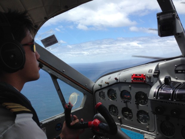 Looking out to the ocean on our left. Janna Schreier