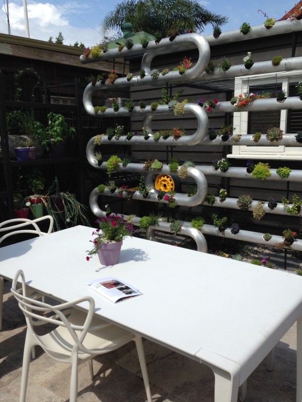 Brendan Moar sculpture at St Peters. Janna Schreier