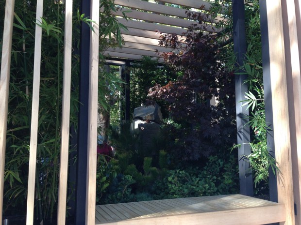 A stone sculpture in Jai Cheswick's 'Urban Temple'. Janna Schreier