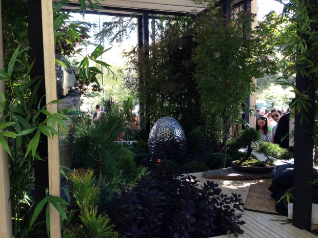 Seating area in Jai Cheswick's 'Urban Temple'. Janna Schreier