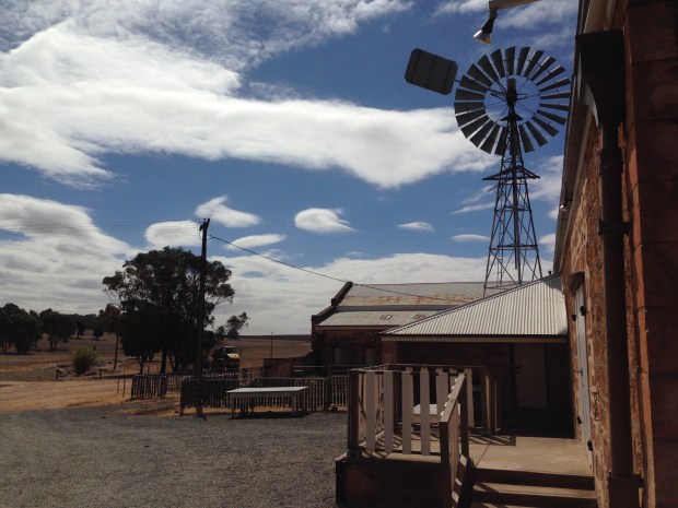Sheep shearing facilities at Bungaree Station. Janna Schreier