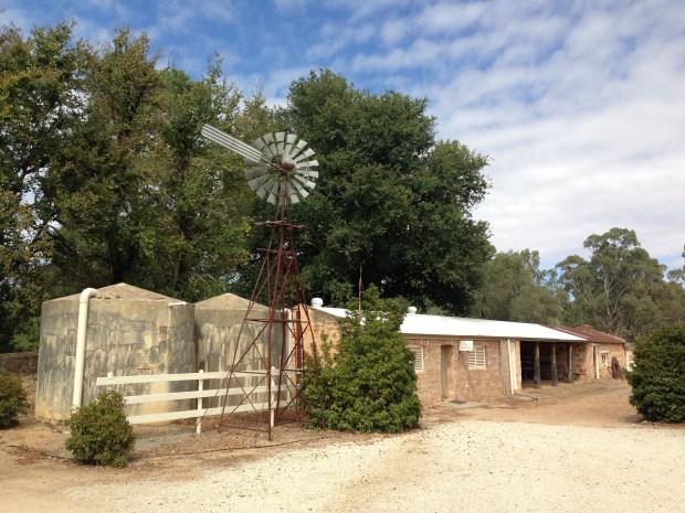 Windmill pumping the water up to the surface at Bungaree. Janna Schreier