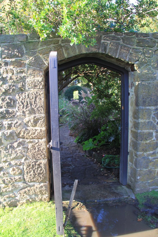 Entrance to Edna Walling designed walled garden at Cruden Farm. Janna Schreier