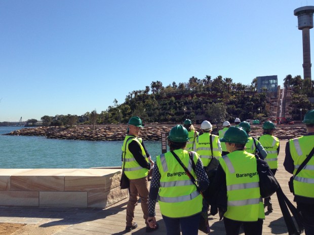 HMANSW trip to Barangaroo Reserve, preopening