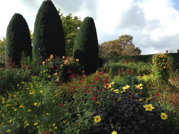 The Cottage Garden, Sissinghurst, with hot colours