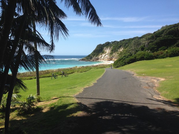 Cycling was definitely the way to get around Lord Howe Island