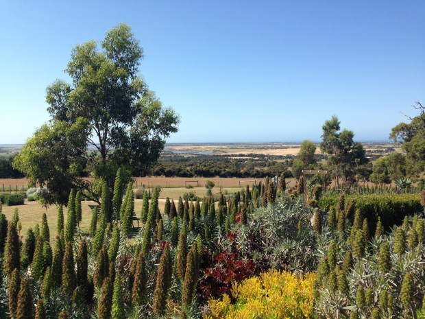 The views over bush and farmland to rivers and the ocean at absolutely stunning