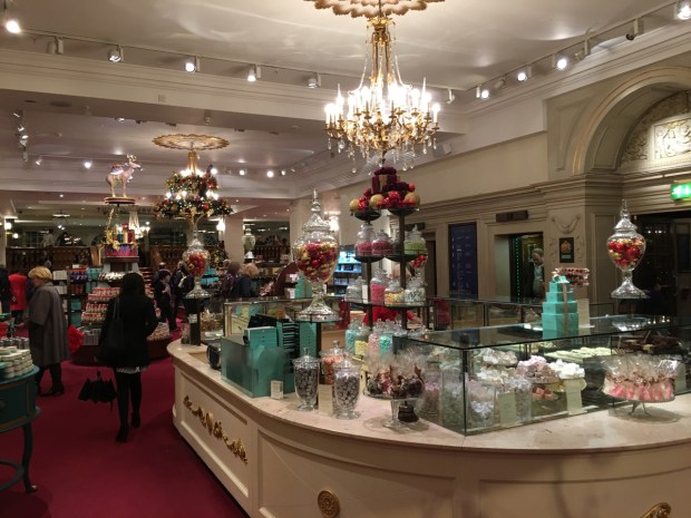 A trip to Fortnum and Mason with Christmas decorations had me laughing to myself about Love Actually