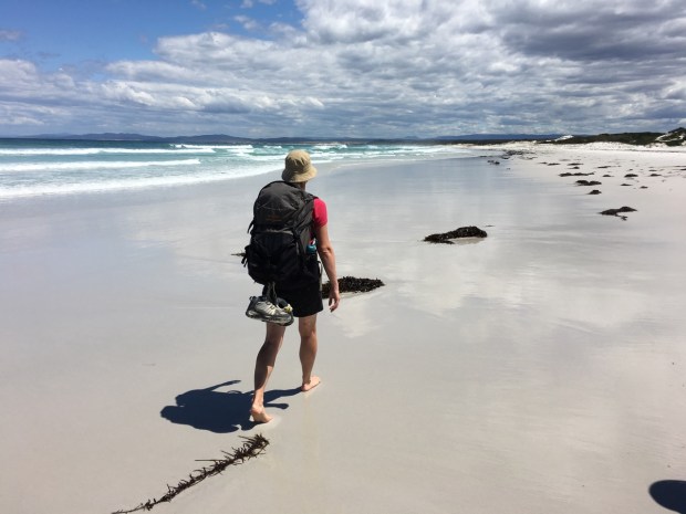 Beautiful light of cloud reflected on the beach