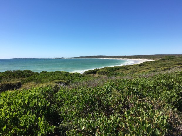 Noone else for miles at the Bay of Fires