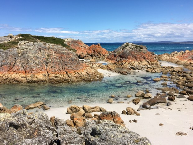 The 'Bombay Sapphire' pool at Eddystone Point