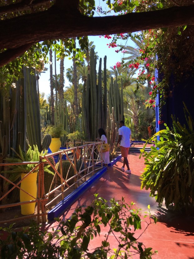 The bamboo screens form an attractive, natural link between visitor and garden; so much more engaging than steel equivalents, particularly with so much growing bamboo in the garden