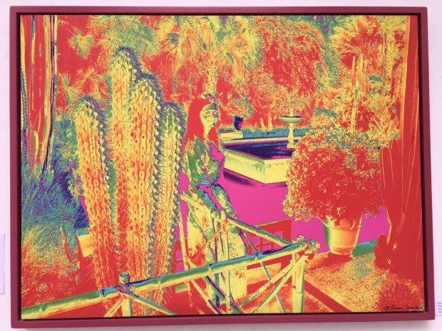 Colour, colour, colour. Do you recognise the garden in this artwork? It's Jardin Marjorelle! It absolutely sums up the essense Marrakech