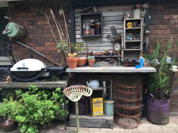 Even the barbecue/potting area is stunning, with all sorts of trickets to discover