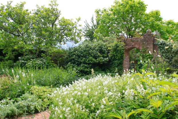 The very famous White Garden demonstrating a fabulous mix of abundance and restraint