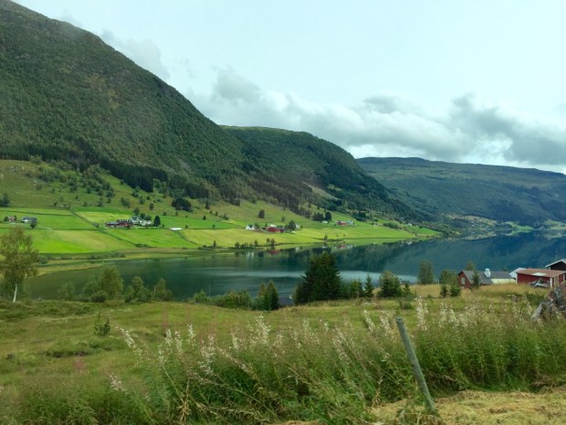 A typical scene as we drove through the western fjords