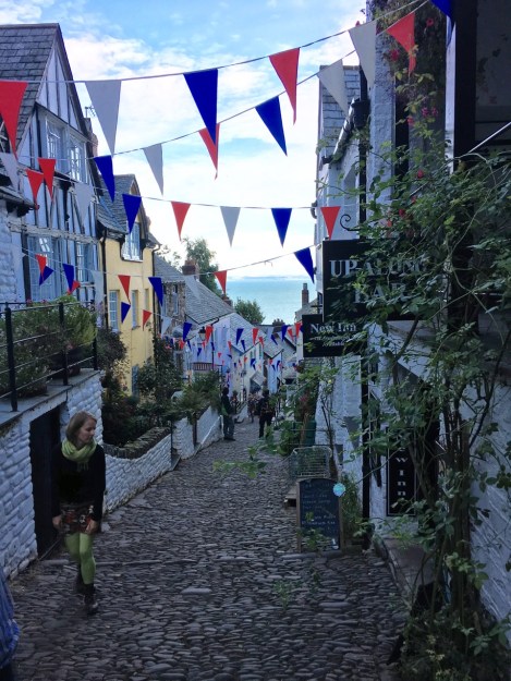 The cobbled streets of picturesque Clovelly