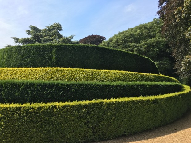 Variegated evergreens play a prominent role at Ascott, representing the importance of displaying new and exciting species and strong colour contrasts in the Victorian era. Can't say I'm much of a fan though...