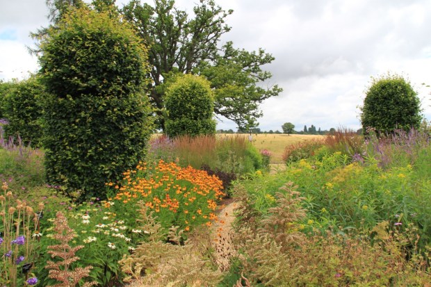 Views out to the arboretum at Broughton Grange
