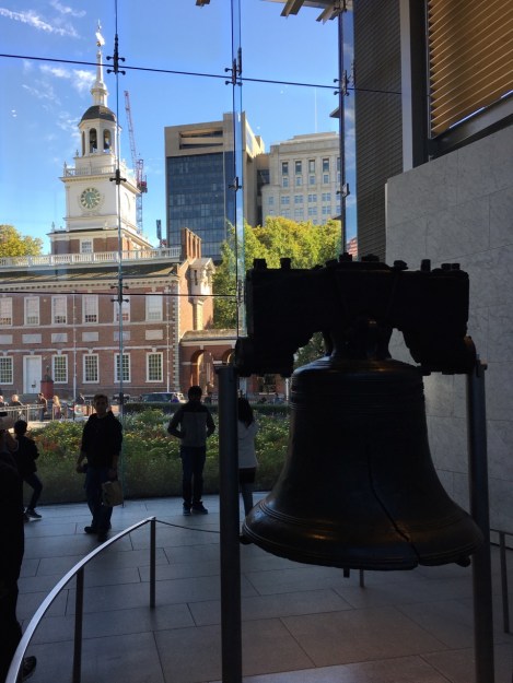 A visit to Philadelphia after the garden brought us to the Liberty Bell. Always a little strange to a Brit, just like experiencing Merdeka Day in Kuala Lumpur, where Malaysians celebrate their independence from the UK