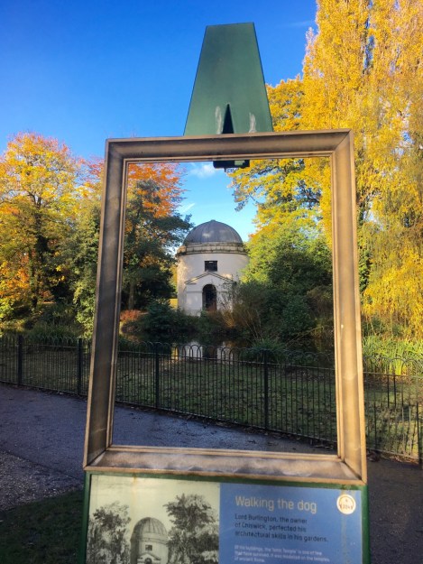 The framed Ionic Template at Chiswick House and Gardens