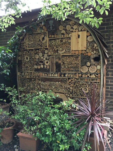 Mini beast hotel at Cadogan Gardens South