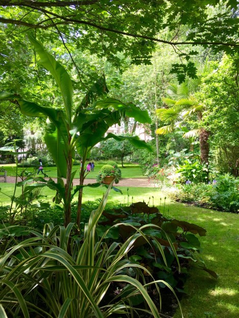 Tropical style plantings added a real wow factor; yet nestled under native trees they felt grounded in their space
